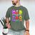 Dad Little Monster Kids 1st Birthday Party Family Monster Small Men's Comfort Colors T-Shirt Moss