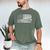 Dad The Man The Myth The Grill Master USA Flag Father's Day Men's Comfort Colors T-Shirt Moss