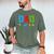 Dad Master Builder Building Bricks Blocks Family Set Parents Small Men's Comfort Colors T-Shirt Moss