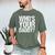 Who Is Your Dad Men's Comfort Colors T-Shirt Moss