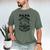 Dad Is My Name Fishing Is My Game Loves Fishing Men's Comfort Colors T-Shirt Moss