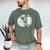 Dad Of Both Proud Football And Cheer Dad Men's Comfort Colors T-Shirt Moss