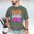Dad Under Sea Birthday Party Girls Ocean Sea Animals Themed Men's Comfort Colors T-Shirt Moss