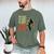 My Dad Is A Soldier Hero Proud Army Son US Military Men's Comfort Colors T-Shirt Moss