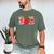 Dad Strawberry Birthday Men's Comfort Colors T-Shirt Moss Dad Strawberry Birthday Men's Comfort Colors T-Shirt Moss