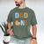 Dad Of The Sweet One Cookies And Milk 1st Birthday Party Men's Comfort Colors T-Shirt Moss