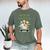 Dad Of The Wild One 1st Birthday Safari Family Matching Men's Comfort Colors T-Shirt Moss