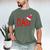Dad Xmas PJs Christmas Pajamas And Xmas PJ Family Shirt Men's Comfort Colors T-Shirt Moss