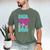 Dada Daddy Dad Bruh Baseball Drip Ice Cream Dad Bruh Men's Comfort Colors T-Shirt Moss