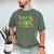 Dada Of The One-A-Saurus 1st Birthday Boy Dinosaur Family Men's Comfort Colors T-Shirt Moss