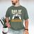 Daddy Again Leveled Up To Dad Of 2 Gamer Dad Level Unlocked Men's Comfort Colors T-Shirt Moss
