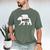 Daddy Bear Fathers Day Cute Baby Cub Papa Dad-a Pops Small Men's Comfort Colors T-Shirt Moss