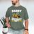 Daddy Of The Birthday Boy Dinosaur Construction Worker Truck Men's Comfort Colors T-Shirt Moss