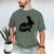Daddy Bunny Rabbit Father Dad Easter Men's Comfort Colors T-Shirt Moss