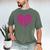 Daddy's Girl Father's Day Idea For a New Dad Men's Comfort Colors T-Shirt Moss