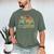 Daddysaurus Rex Dinosaur Daddy Saurus Rex Family Matching Men's Comfort Colors T-Shirt Moss