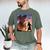 David And Goliath Bible Book Of Samuel Famous Bible Story Men's Comfort Colors T-Shirt Moss