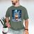 Deer Reads Book Women Girls Reindeer Men's Comfort Colors T-Shirt Moss