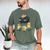 Despicable Me Minions Father's Day 1 Dad Cardboard Sign Men's Comfort Colors T-Shirt Moss