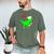 Dinosaur Rawr Diploma Grad Graduate Graduation Men's Comfort Colors T-Shirt Moss