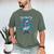 Disney Goofy Totally Rad Dad Father’s Day Surfing Distressed Men's Comfort Colors T-Shirt Moss
