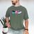Disney Minnie Mouse And Daisy Duck Dad Father's Day Birthday Men's Comfort Colors T-Shirt Moss