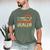 Dog Fathers Day Fur Dad The Man The Myth The Snack Dealer Men's Comfort Colors T-Shirt Moss