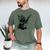 Dog Guitarist Guitar Yorkie Dad Mom For Men Women Men's Comfort Colors T-Shirt Moss