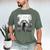 Dog Mom Dad Alien Selfie Weimaraner UFO For Men Women Men's Comfort Colors T-Shirt Moss
