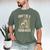 Don't Be A Dumb Bass Fish Camo American Flag Dad Jokes Men's Comfort Colors T-Shirt Moss