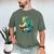 Dragon With Book Men's Comfort Colors T-Shirt Moss