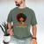 Education Is Freedom Teacher Books History Month Men's Comfort Colors T-Shirt Moss