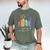 Equality Hurts No One Floral Books LGBTQ Gay Les Pride Month Men's Comfort Colors T-Shirt Moss