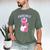 Ew People Introvert Ferrets Saying Mask Ferret Men's Comfort Colors T-Shirt Moss