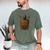 Faithful Warrior Man Of God Christian Men Knight Armor Dad Men's Comfort Colors T-Shirt Moss