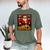 Family Christmas Retro Santa Holiday Nostalgia Vibes Men's Comfort Colors T-Shirt Moss