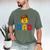 Family Dad Master Builder Building Bricks Blocks Fathers Day Men's Comfort Colors T-Shirt Moss