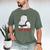 Family Guy Peter Stewie Dad Life Distressed Big Chest Logo Men's Comfort Colors T-Shirt Moss