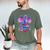 Fantasy Dragon Reading Books Bookworm Men's Comfort Colors T-Shirt Moss