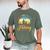 Father Daughter Fishing Partner For Life Retro Matching Dad Men's Comfort Colors T-Shirt Moss