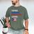 Father Husband Puerto Rican Legend Proud Dad Rico Flag Men's Comfort Colors T-Shirt Moss