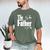 The Father New Daddy Expecting Baby T-Shirt Men's Comfort Colors T-Shirt Moss