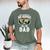 My Favorite Ski Buddies Call Me Dad For Ski Dad Men's Comfort Colors T-Shirt Moss