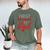 My First Valentine As Dad 2025 For a Proud New Father Men's Comfort Colors T-Shirt Moss