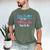 Fish-He Or Fish-She Dad To Be Gender Reveal Baby Shower Men's Comfort Colors T-Shirt Moss