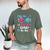 Fish He Or Fish She Gender Reveal Family Matching Dad Men's Comfort Colors T-Shirt Moss