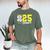 Football Senior Night Football Senior 2025 Graduation 55 Men's Comfort Colors T-Shirt Moss