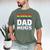 Free Dad Hugs Pride Flag Month LGBTQ Transgender Support Men's Comfort Colors T-Shirt Moss