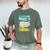Frutiger Aero Aesthetic Rainbow Glitch Art Premium Tri-Blend Men's Comfort Colors T-Shirt Moss
