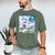 Frutiger Aero Aesthetic Tech Great Wave Of Kanagawa Fishes Raglan Baseball Tee Men's Comfort Colors T-Shirt Moss Frutiger Aero Aesthetic Tech Great Wave Of Kanagawa Fishes Raglan Baseball Tee Men's Comfort Colors T-Shirt Moss